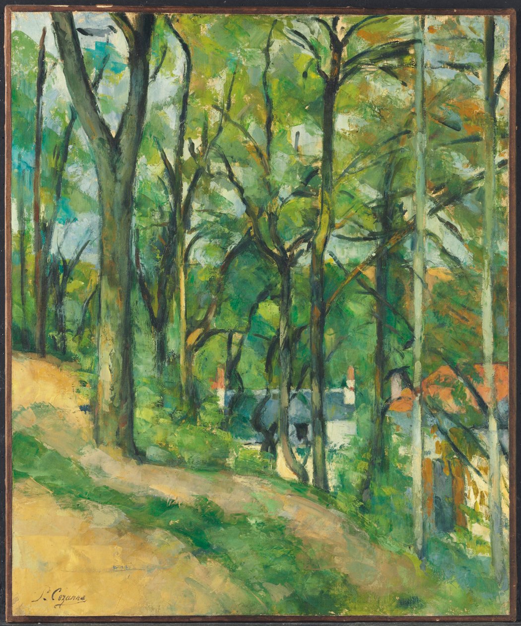 The Saint-Denis Coast at Pontoise by Paul Cézanne