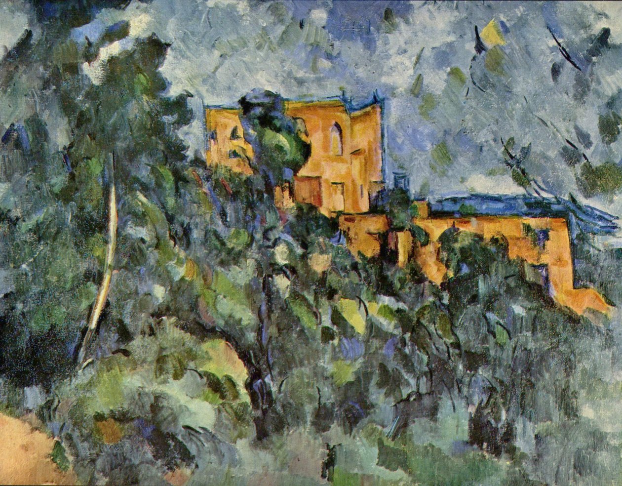 The Black Castle by Paul Cézanne