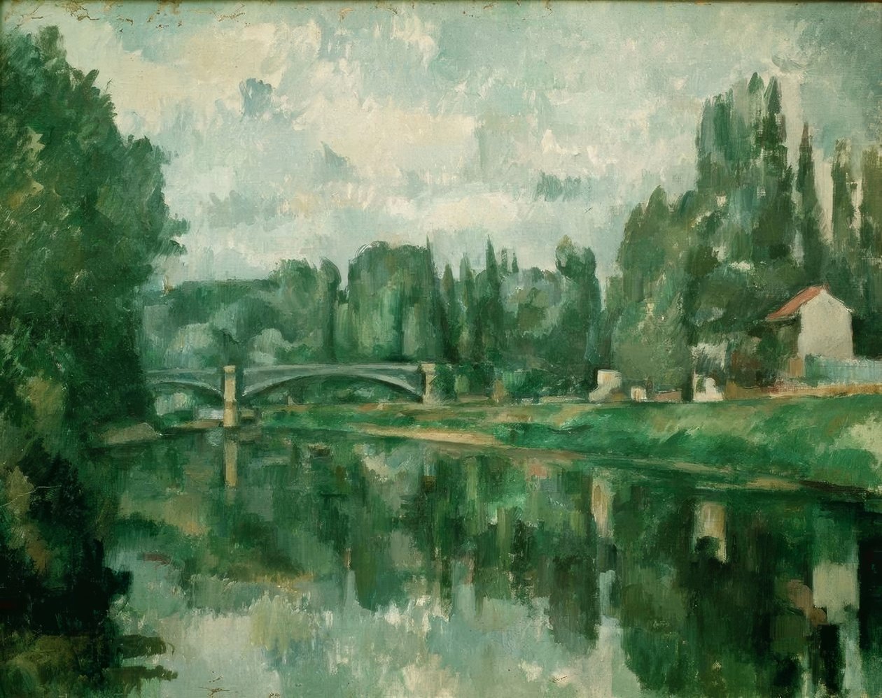 The Bridge of Creteil (Bridge over the Marne, at Creteil) by Paul Cézanne