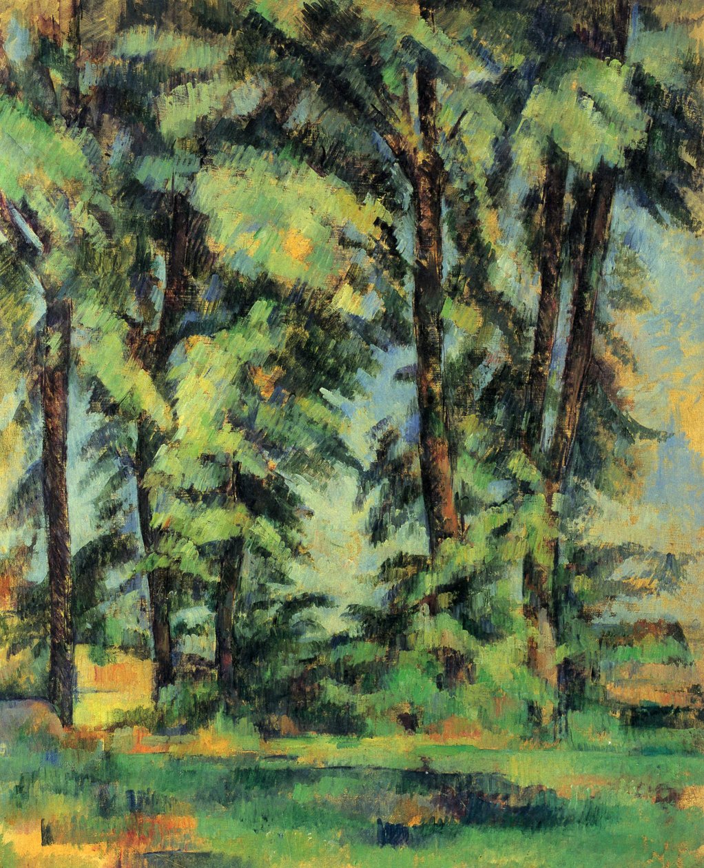 The Large Trees at Jas de Bouffan by Paul Cézanne