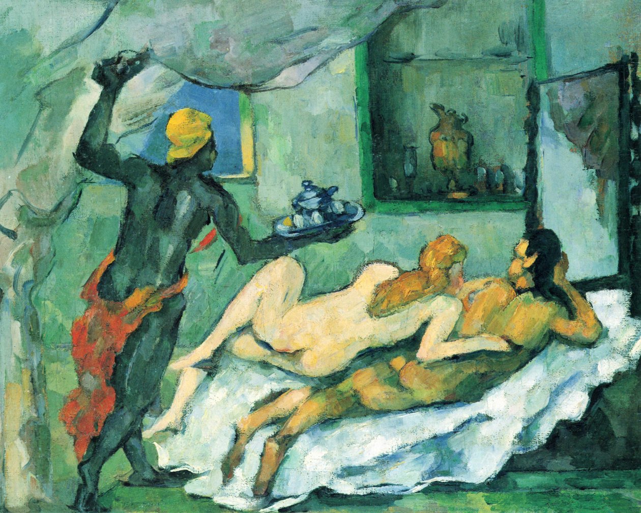 Afternoon in Naples (The Rum Punch) by Paul Cézanne
