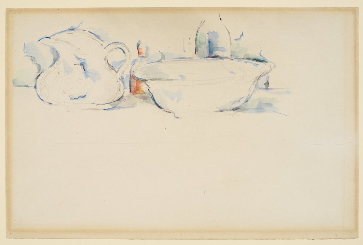 Still Life, Toilet Objects by Paul Cézanne