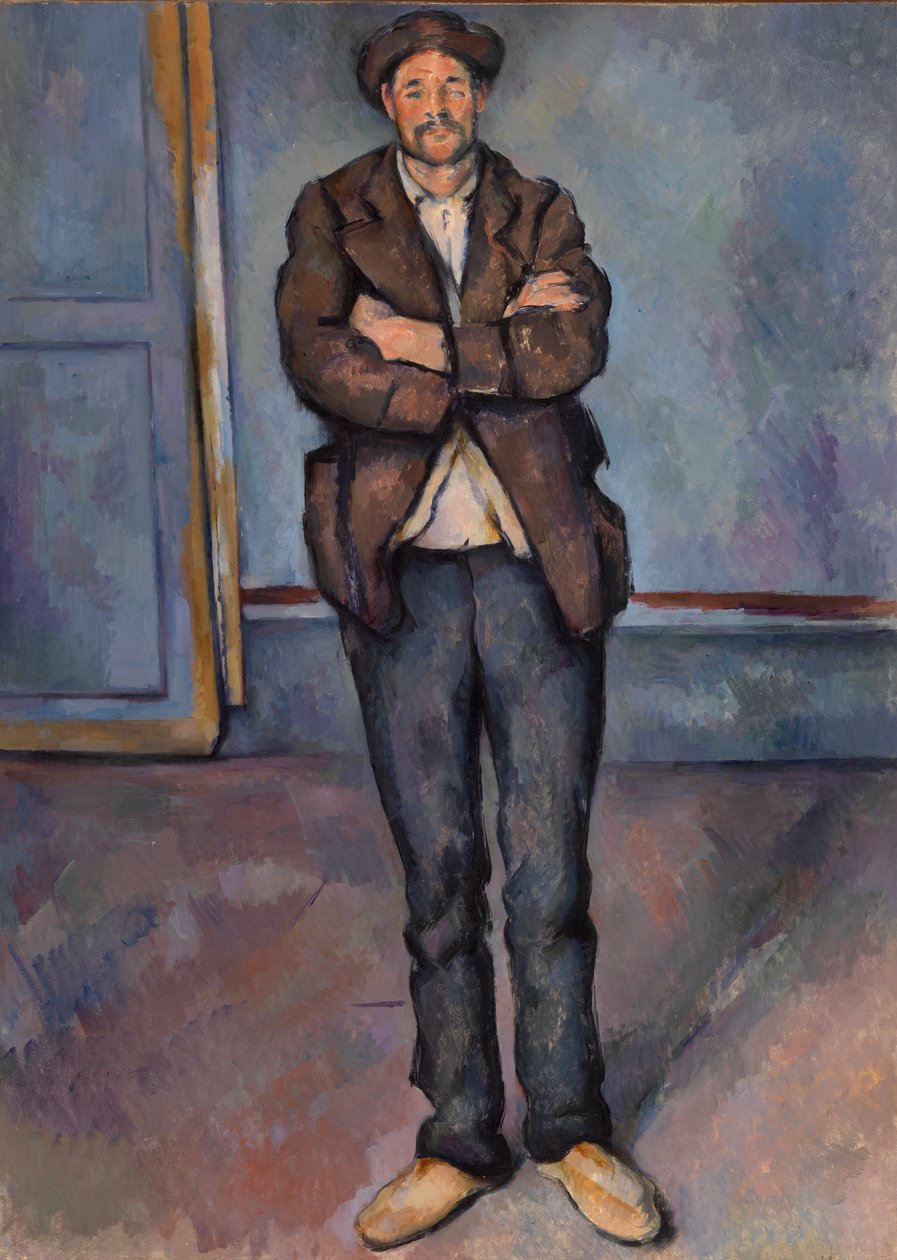 Peasant Standing with Arms Crossed by Paul Cézanne