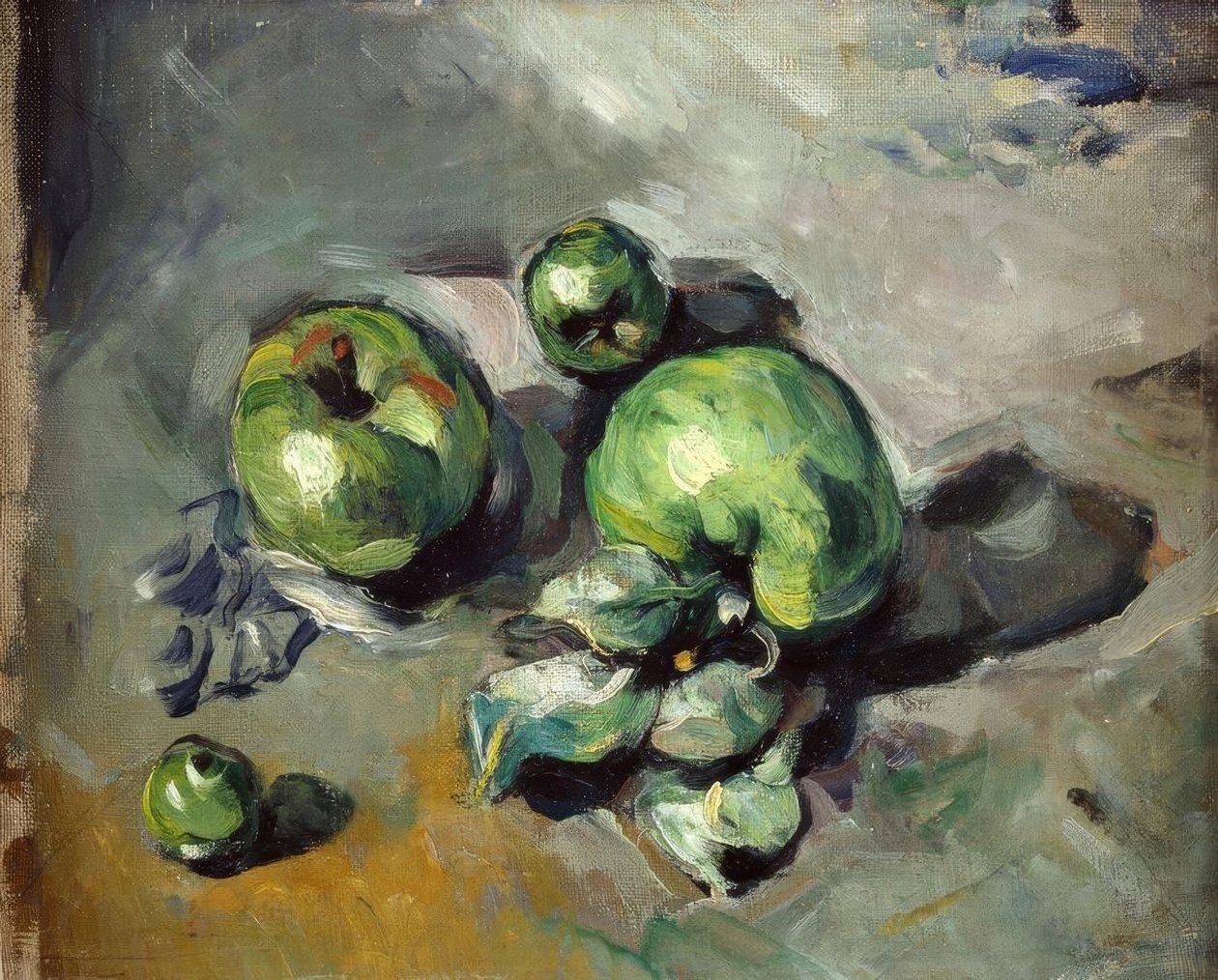 Green Apples by Paul Cézanne