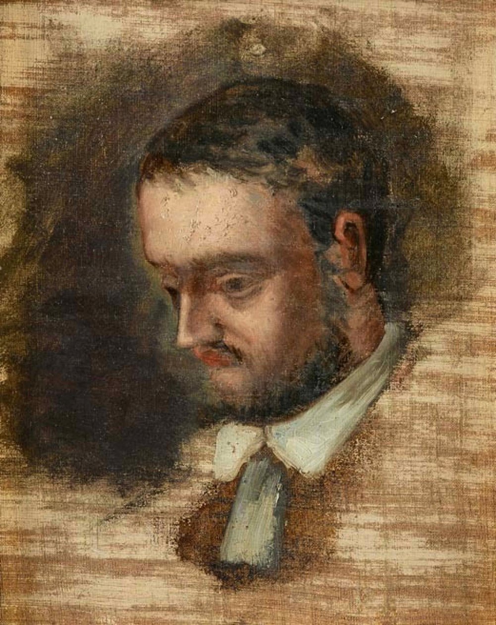 Portrait of Émile Zola 1840-1902, ca 1862-1864 by Paul Cézanne