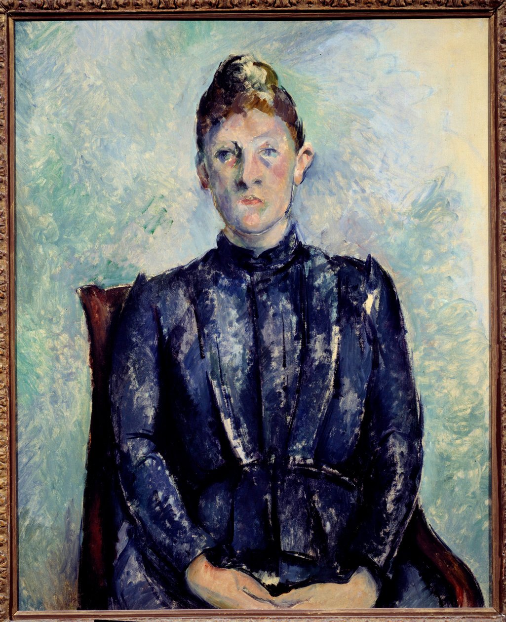 Portrait of Madame Cezanne by Paul Cézanne