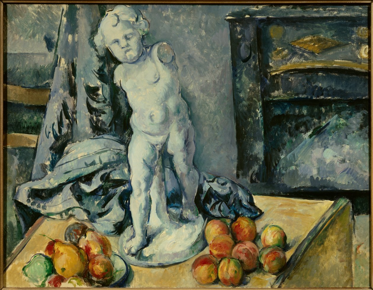 Still Life with Cupid in Plaster by Paul Cézanne