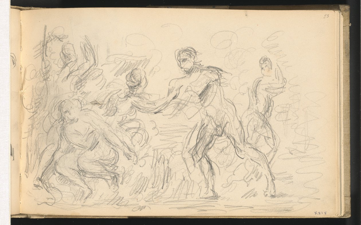 Study for "The Judgement of Paris" or "The Amorous Shepherd" by Paul Cézanne