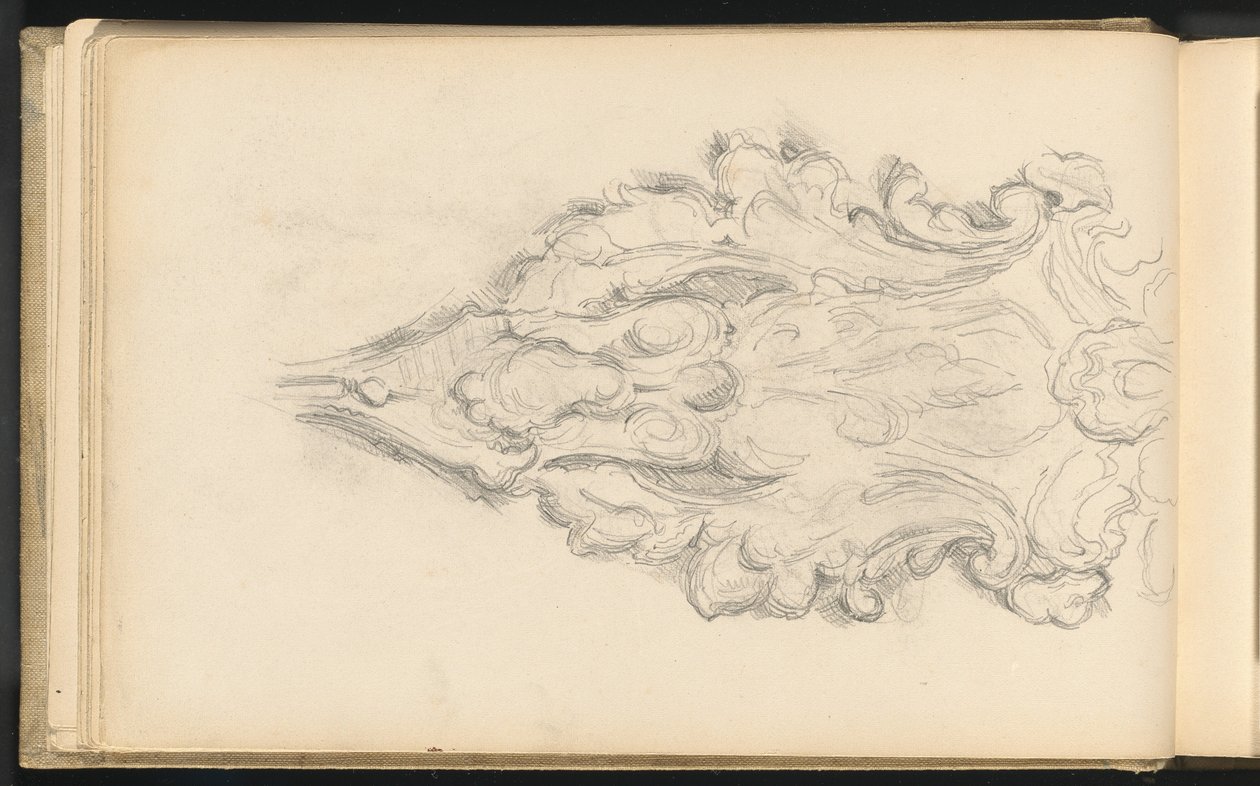 Study of a Decorative Ornament by Paul Cézanne