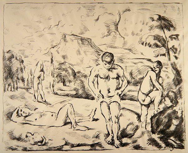 The Bathers, c.1898 by Paul Cézanne