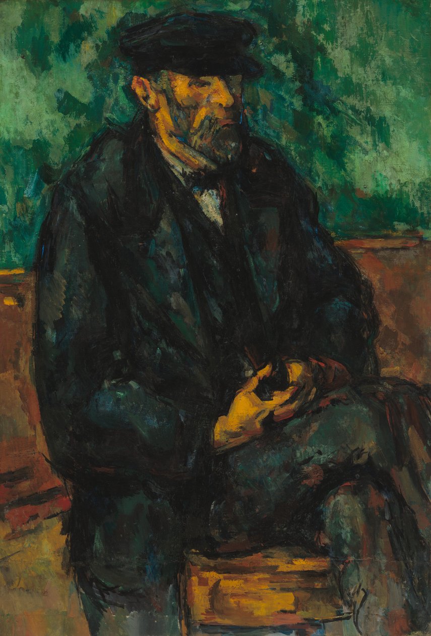 The Gardener Vallier by Paul Cézanne