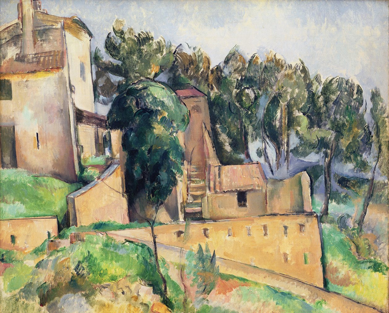 The House at Bellevue, 1890-92 by Paul Cézanne