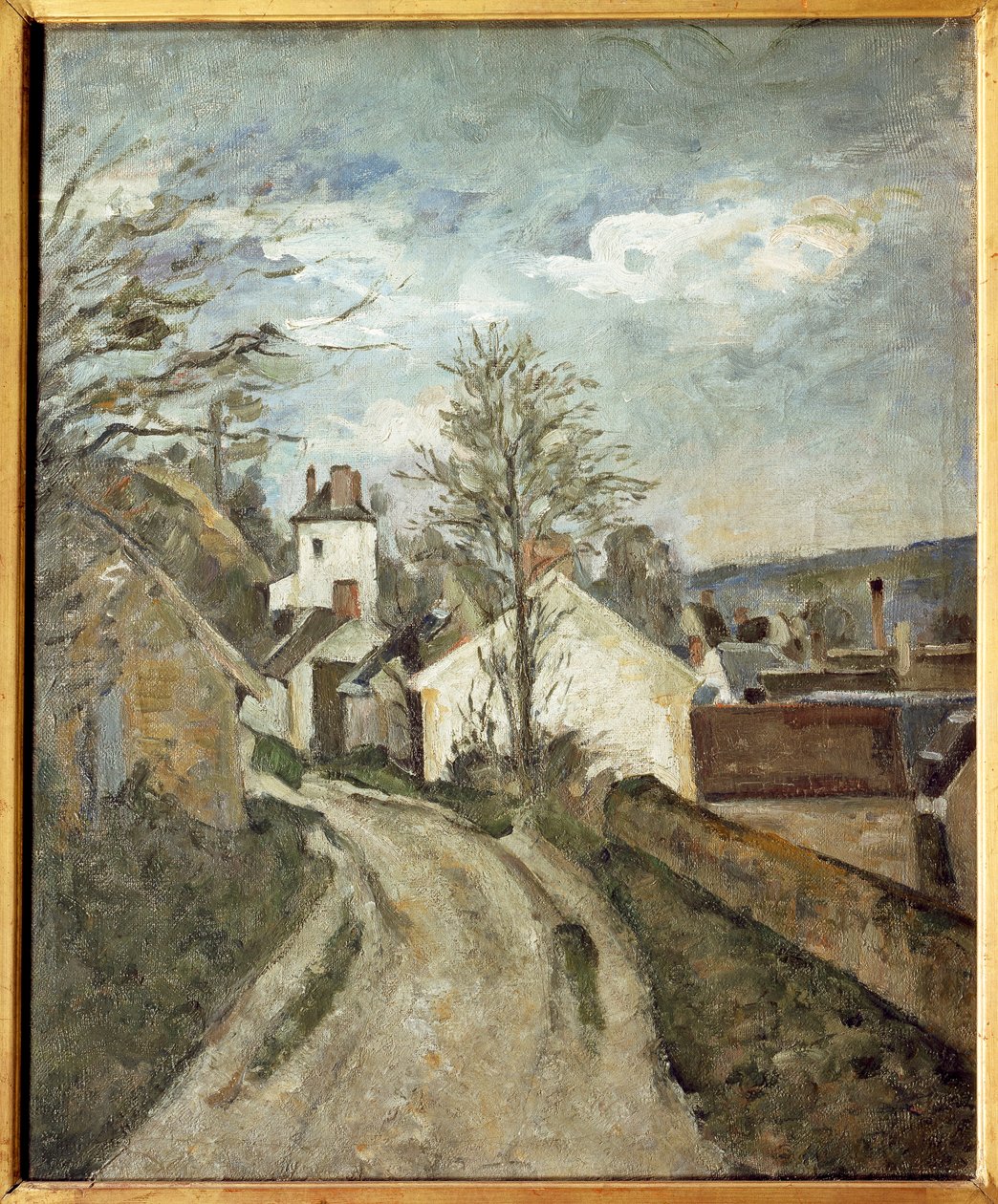The House of Doctor Gachet in Auvers by Paul Cézanne