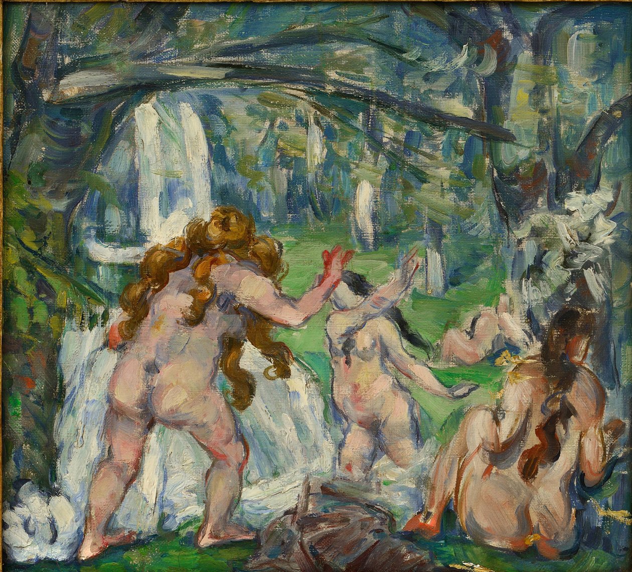 Three Bathers by Paul Cézanne