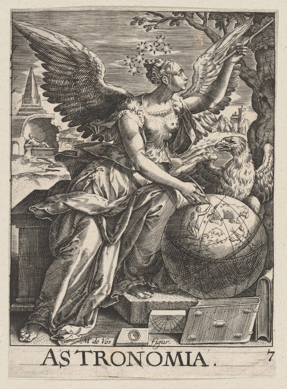Plate 7: Astronomia, from The Seven Liberal Arts by Paul Fürst
