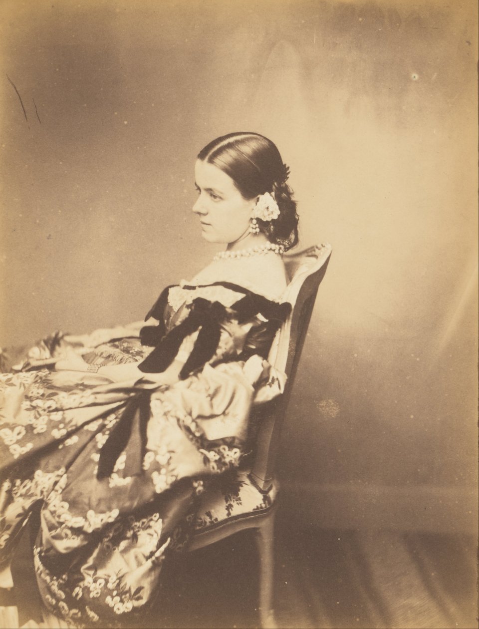 Portrait of a Woman Seated in Profile by Paul Gaillard