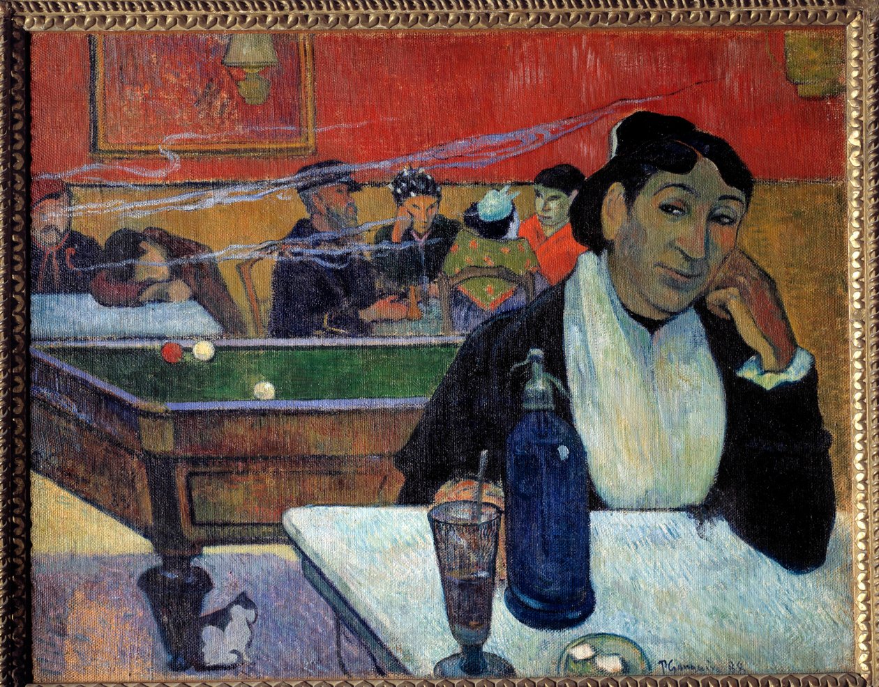 At the Cafe (Arles) by Paul Gauguin