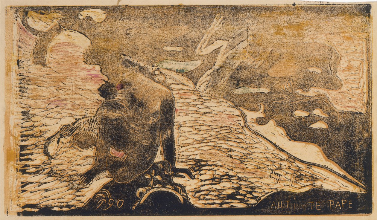 Auti Te Pape by Paul Gauguin