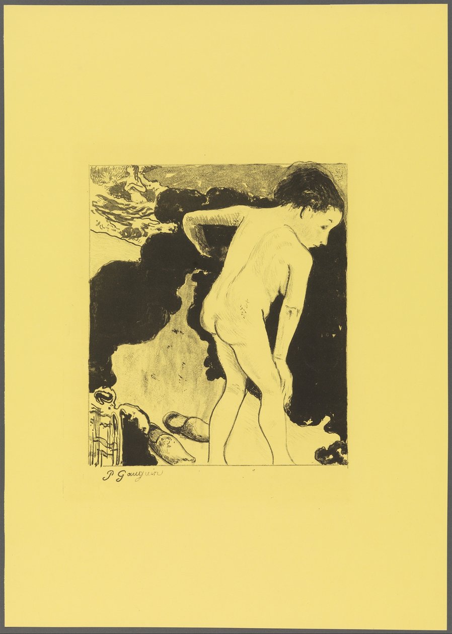 Bathers in Brittany, from the Volpini Suite: Lithographic Drawings by Paul Gauguin