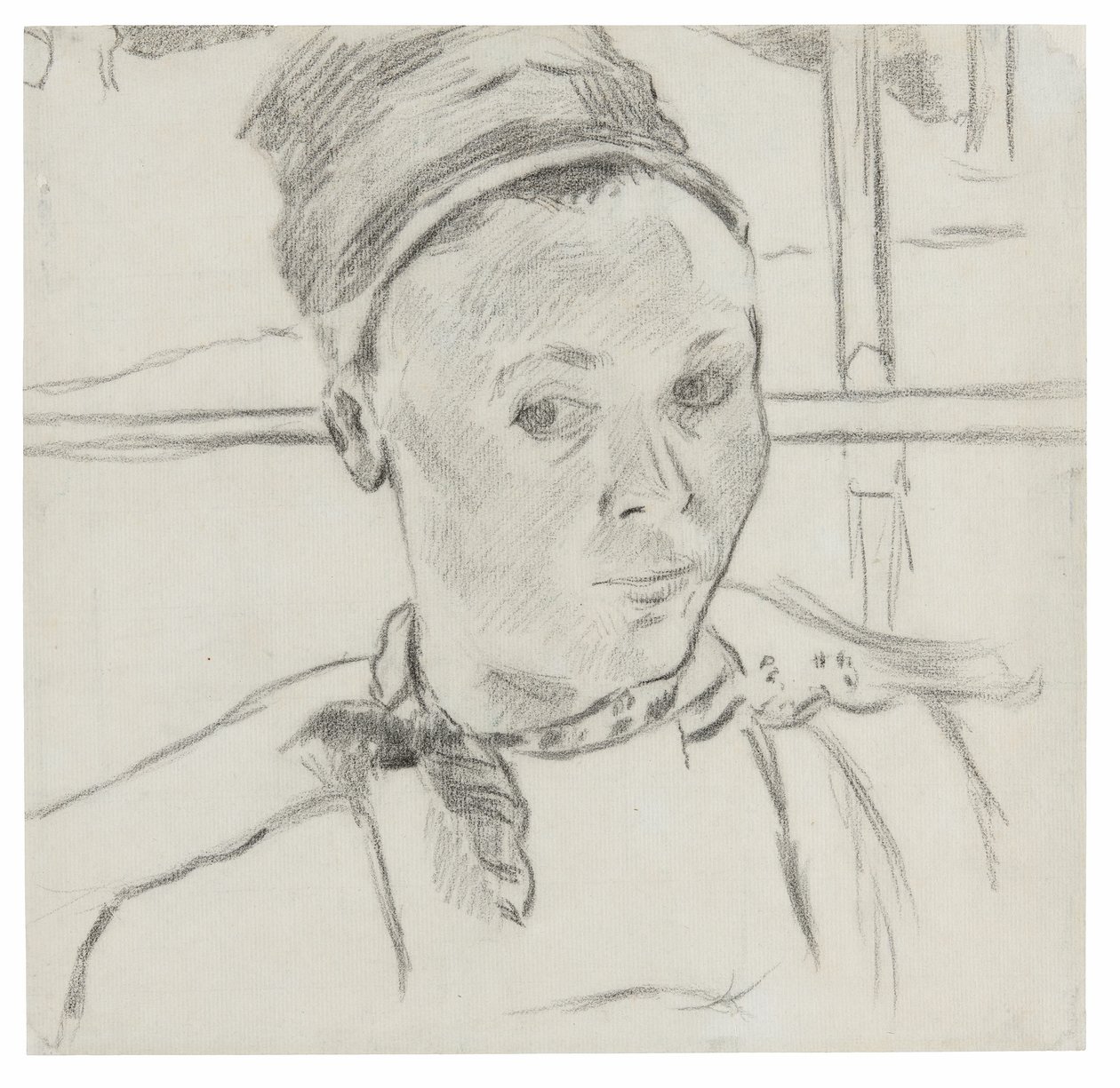 Bust of a Young Breton Woman (Possibly Marie Lagadu) by Paul Gauguin