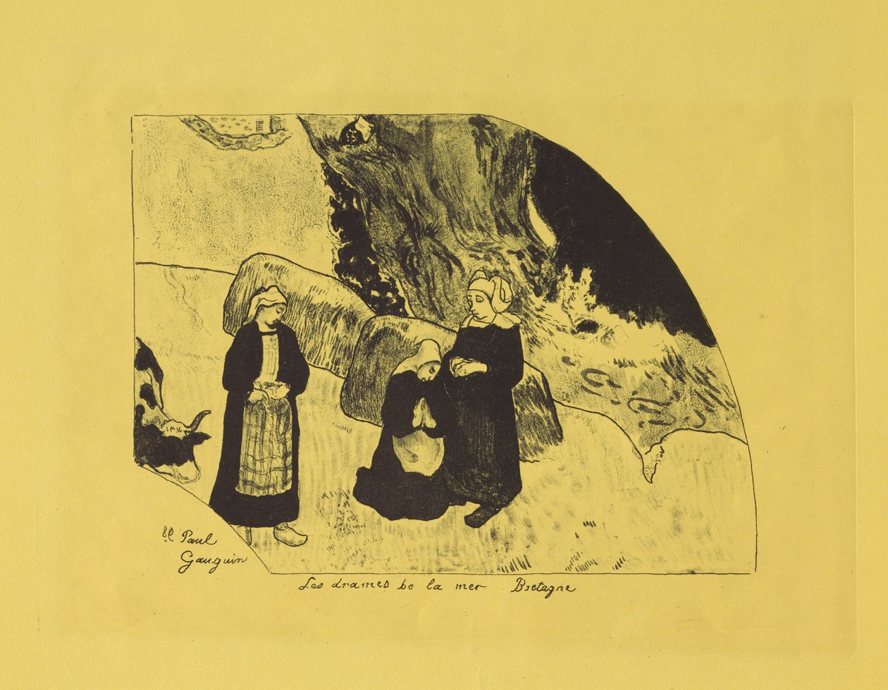 Dramas of the Sea: Brittany by Paul Gauguin