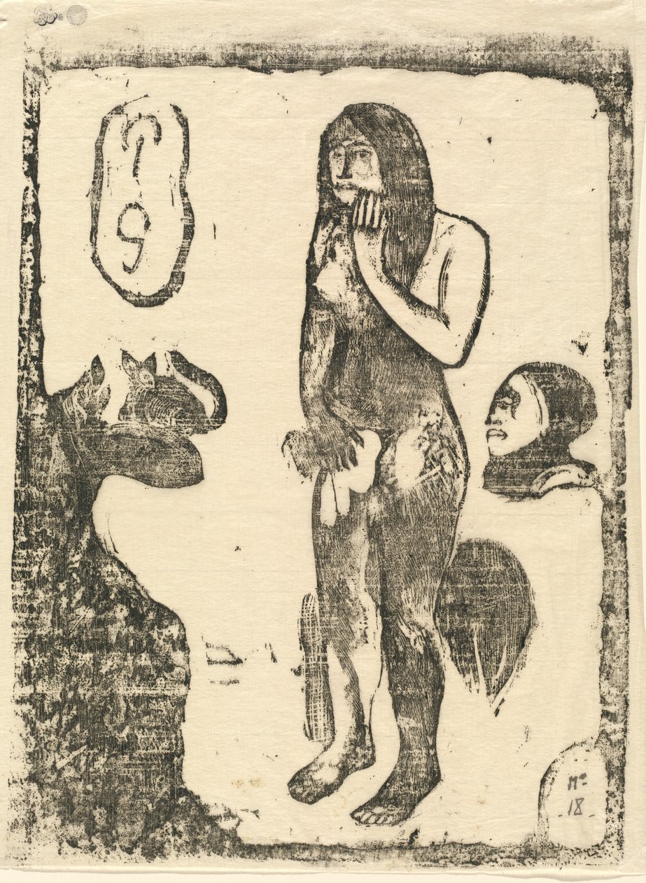 Eve, in or after 1895 by Paul Gauguin