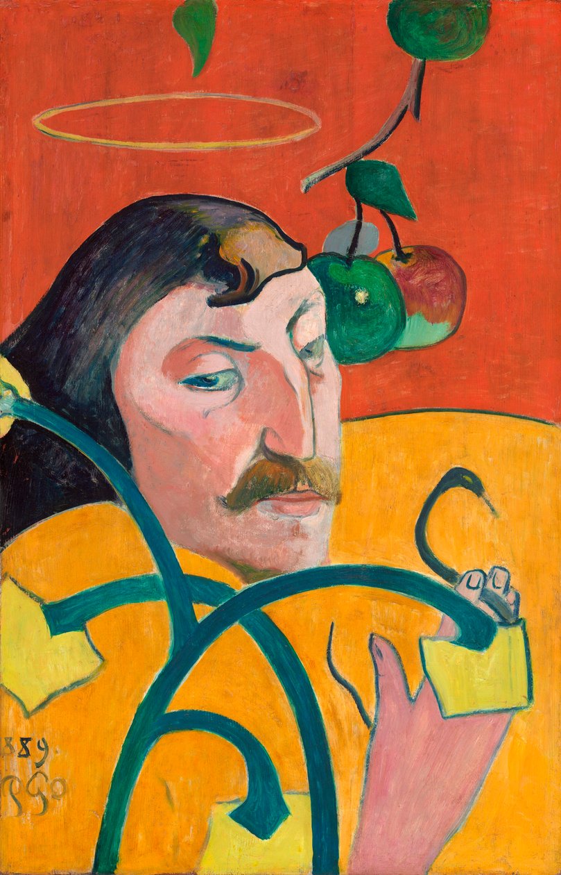 Self-Portrait with Halo by Paul Gauguin