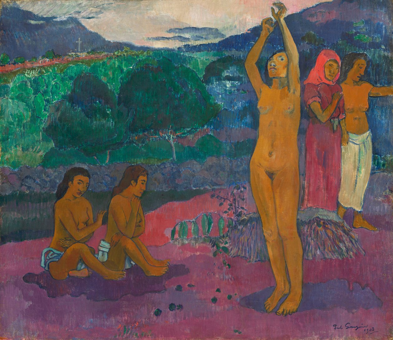 The Invocation by Paul Gauguin