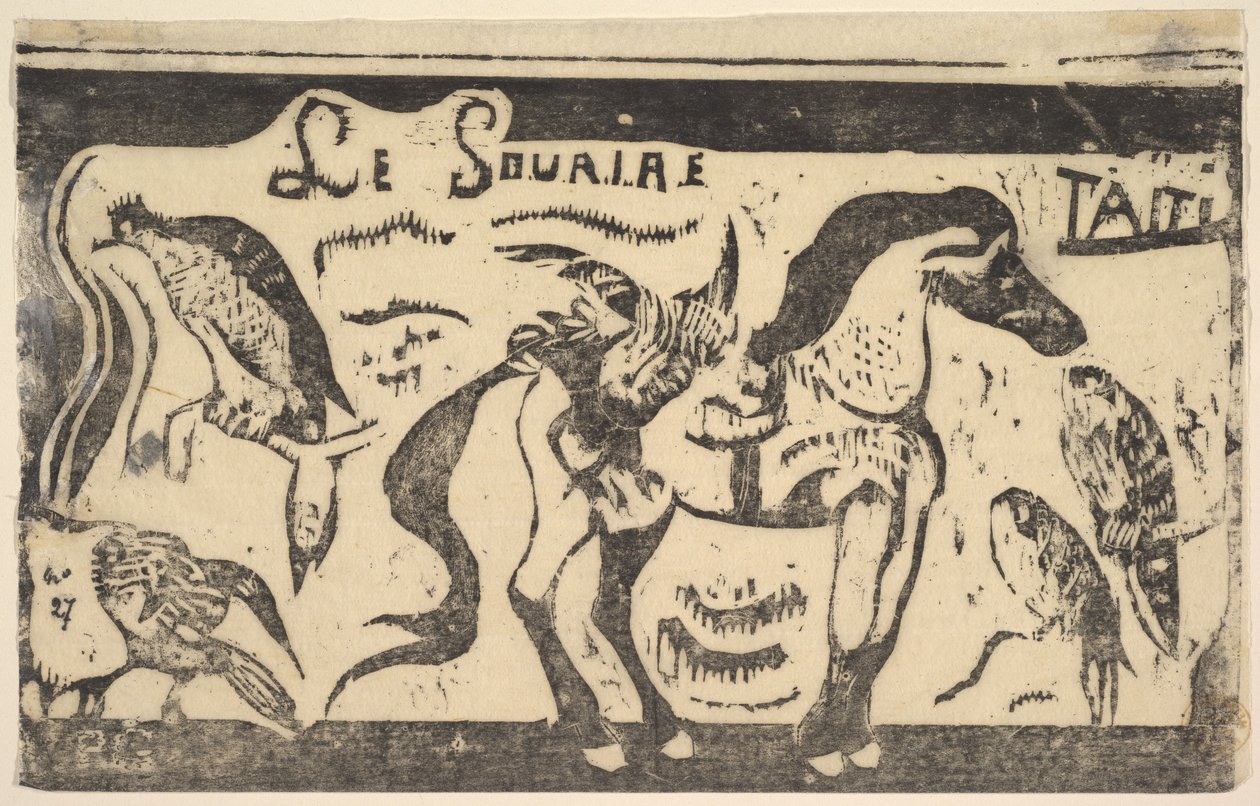 The Smile, Tahiti, December 1899 by Paul Gauguin