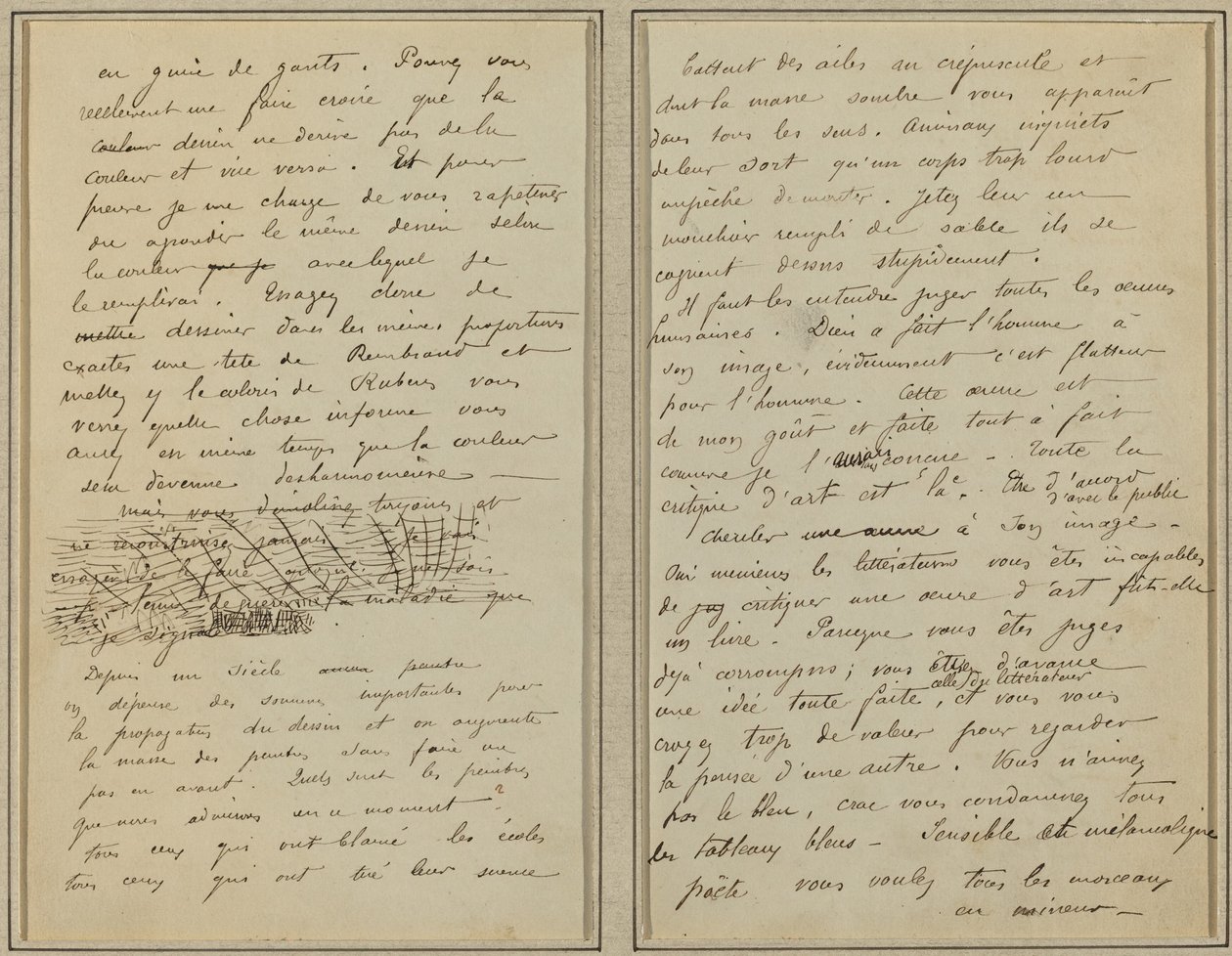 Manuscript Pages by Paul Gauguin