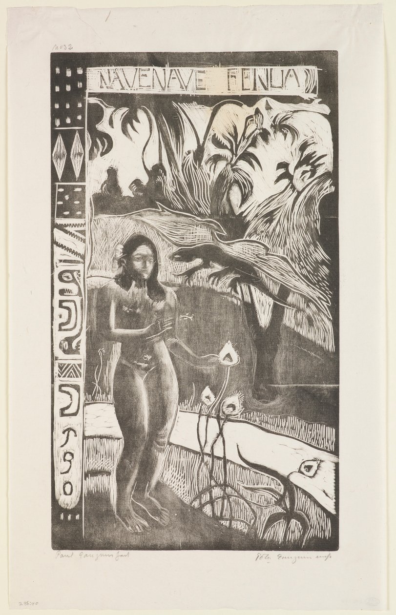 Nave Nave Fenua, from the series “Noa Noa” by Paul Gauguin