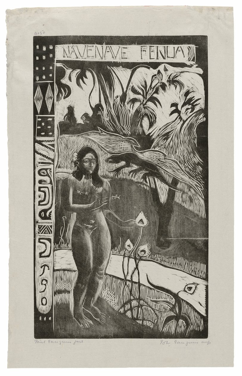 Delightful Land, from the Noa Noa Suite by Paul Gauguin