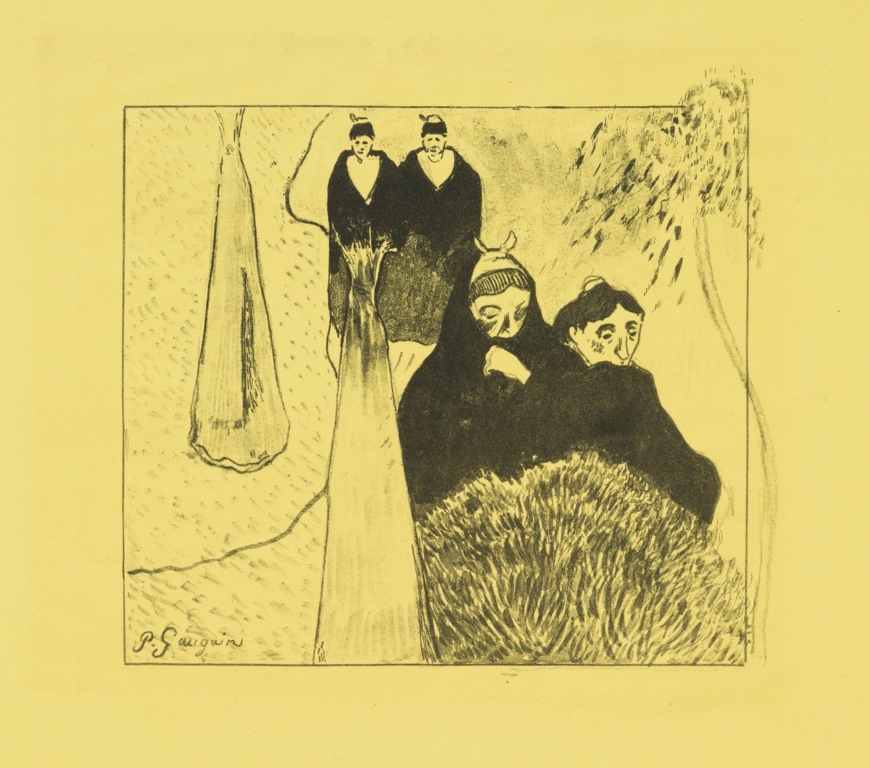 Old Women of Arles by Paul Gauguin