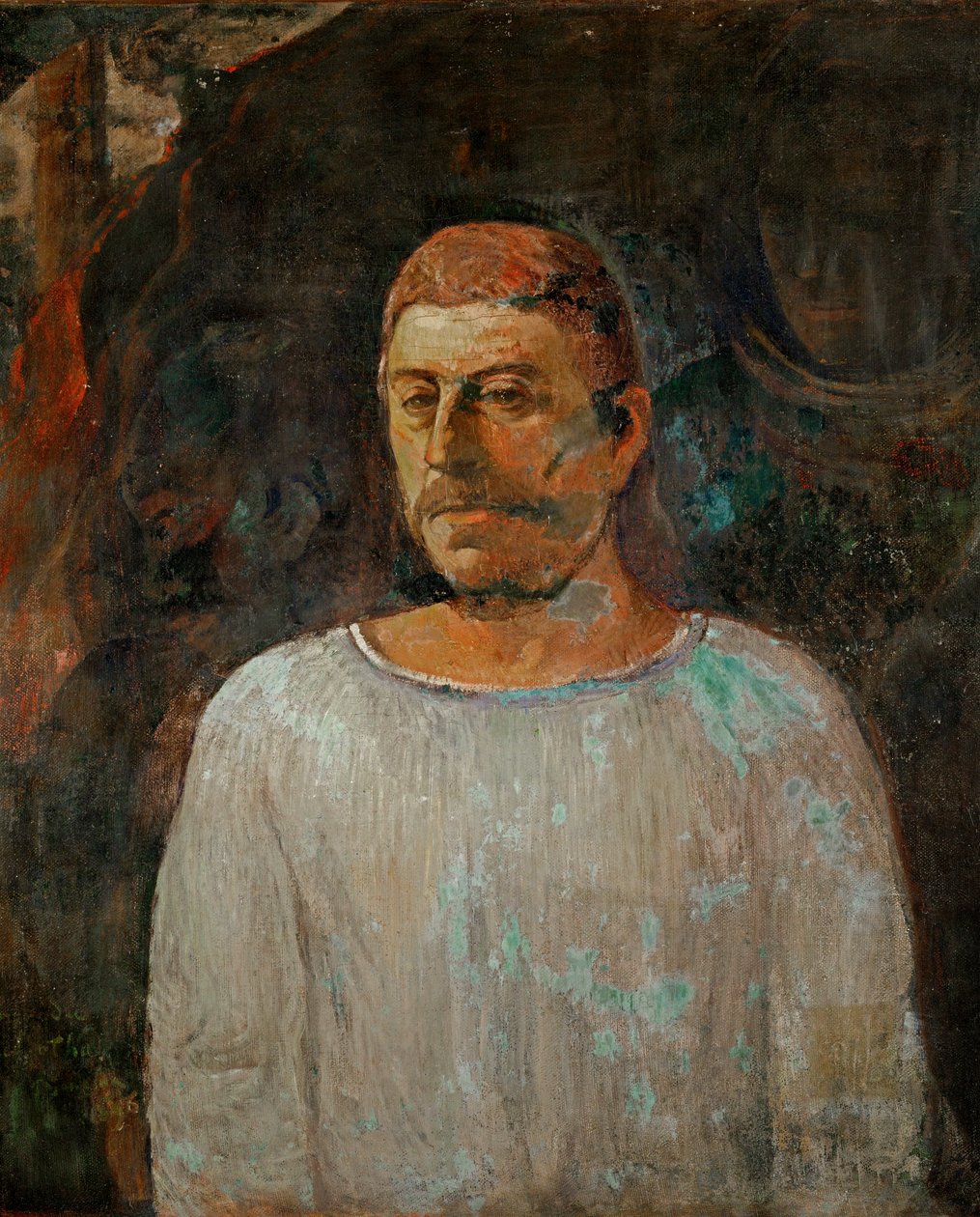 Paul Gauguin in Simple Tunic, Self-Portrait by Paul Gauguin