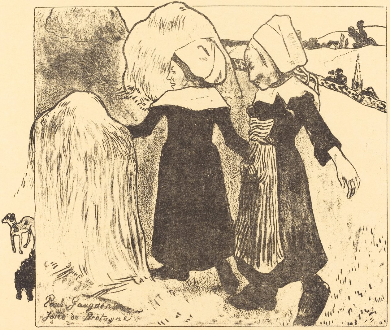 Pleasures of Brittany by Paul Gauguin