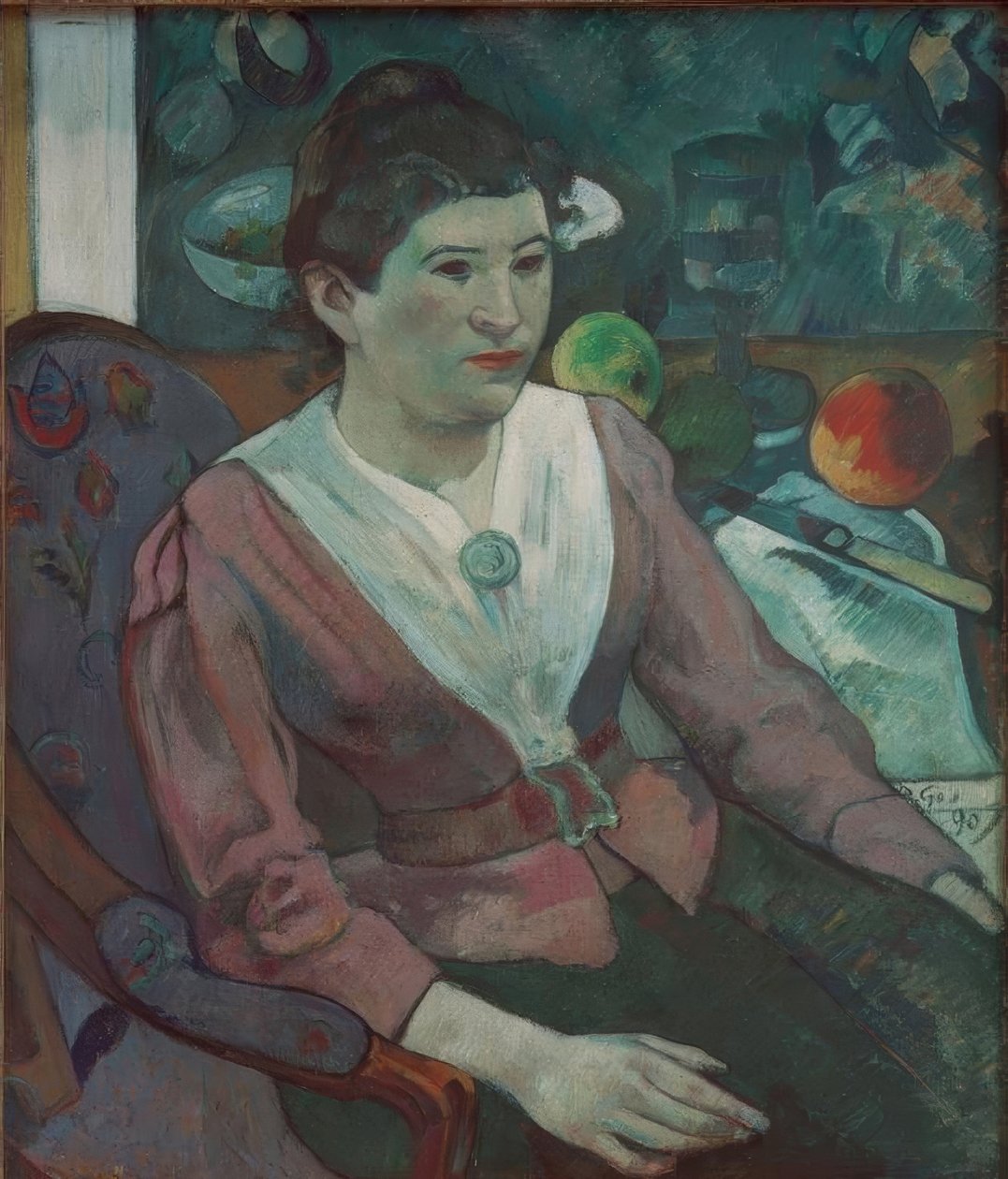 Portrait of a Woman with Cézanne