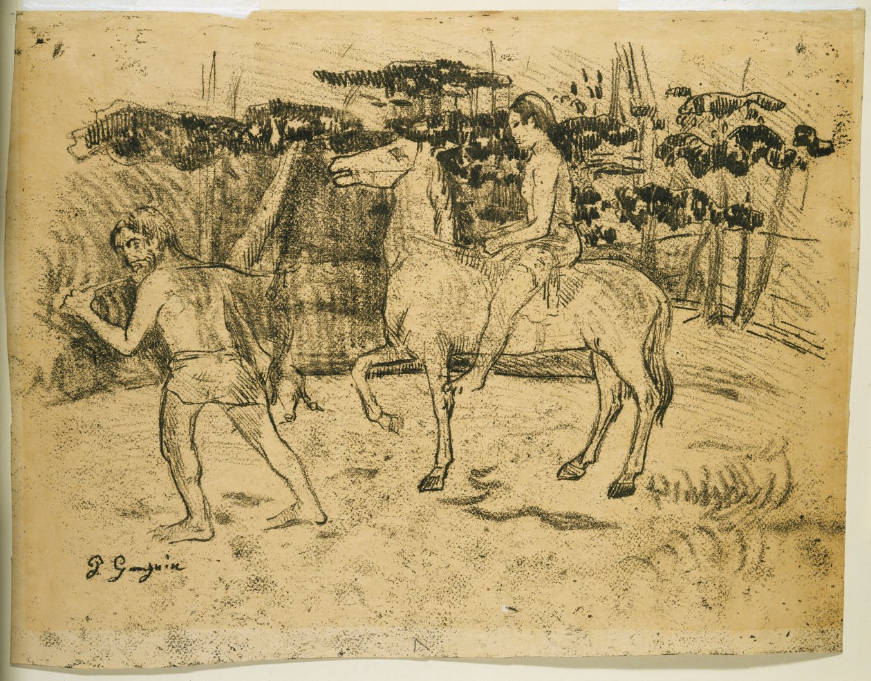 Return from the Hunt by Paul Gauguin