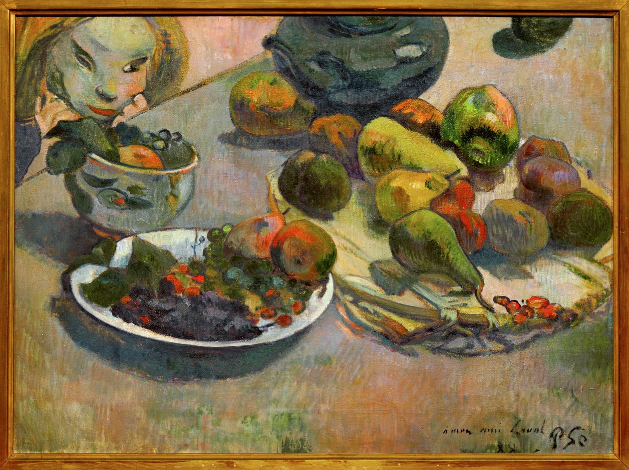 Still-life with fruit by Paul Gauguin