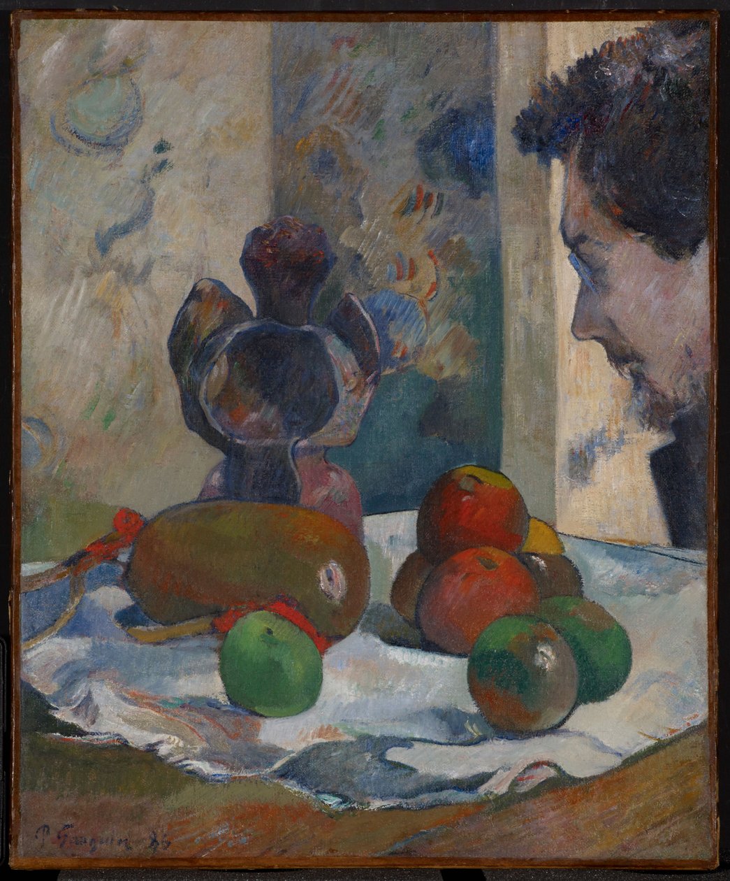 Still Life with Profile of Laval by Paul Gauguin