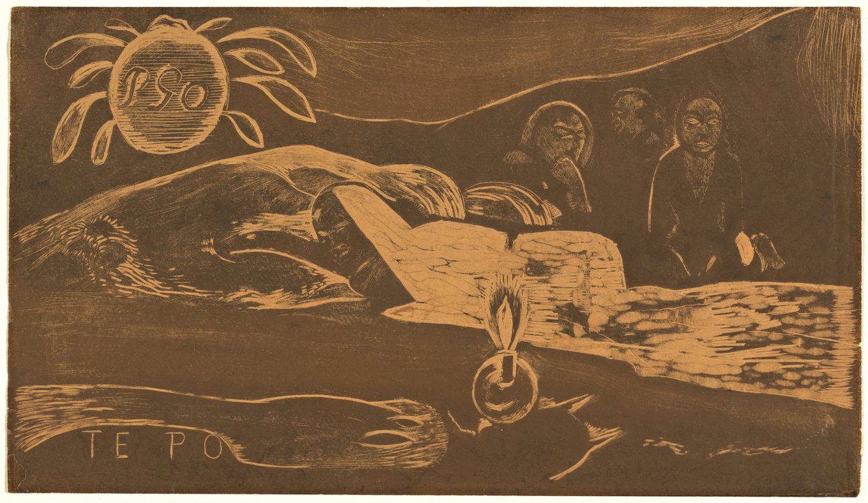 Te Po (The Long Night) by Paul Gauguin