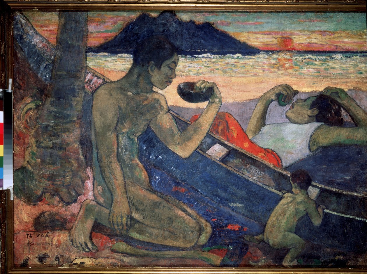 The Canoe by Paul Gauguin