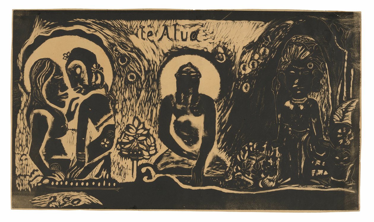 The God, from the Noa Noa Suite by Paul Gauguin