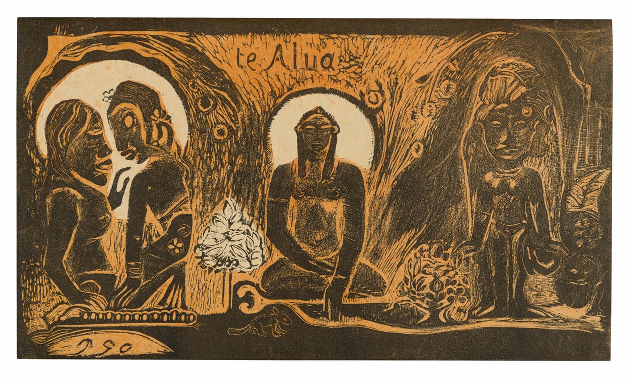 The God, from the Noa Noa Suite by Paul Gauguin