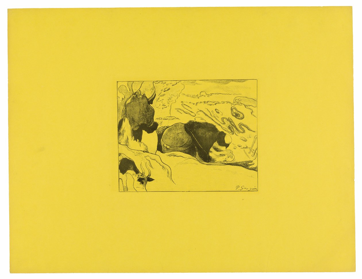 The Laundresses, from the Volpini Suite by Paul Gauguin