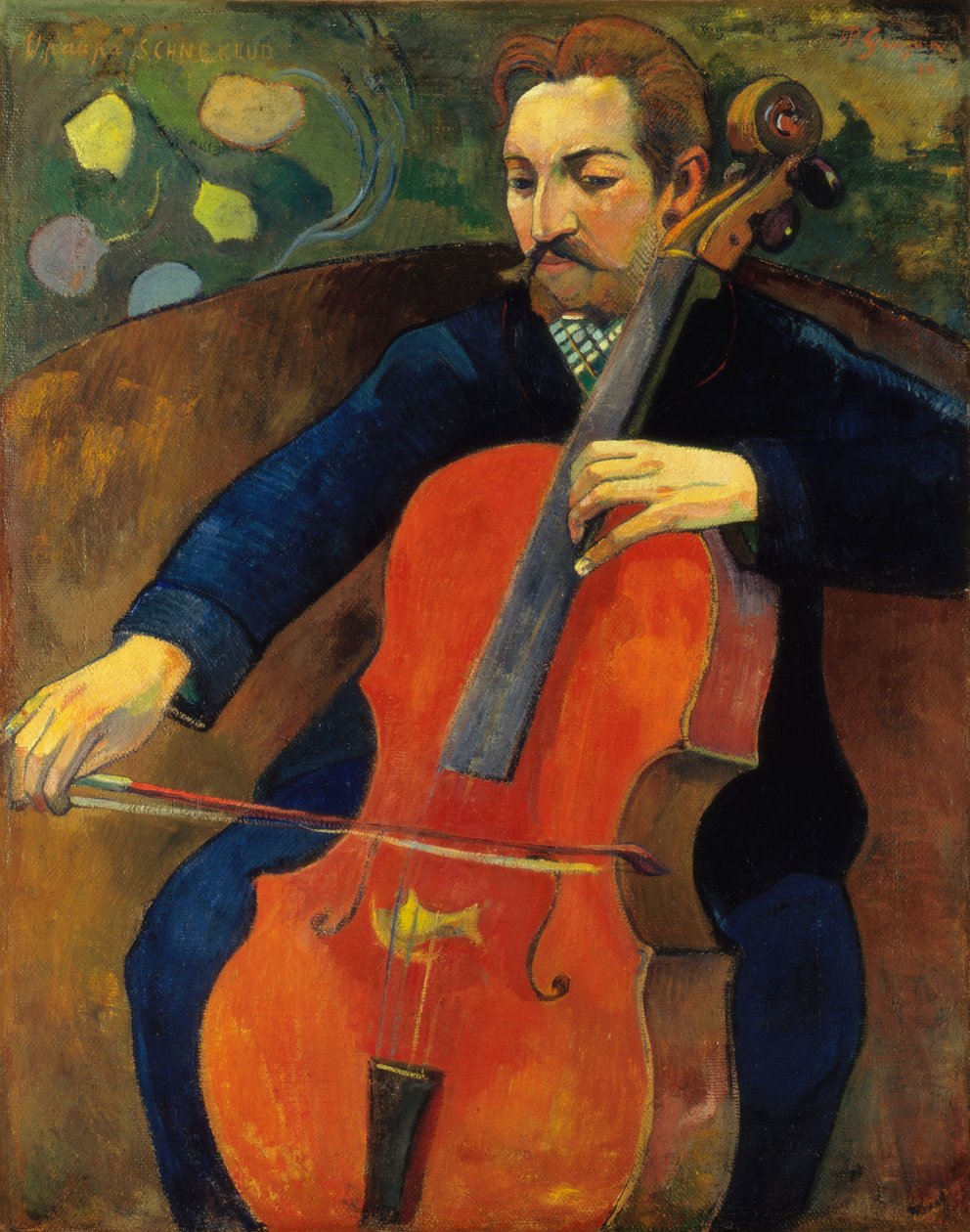 The Cellist by Paul Gauguin