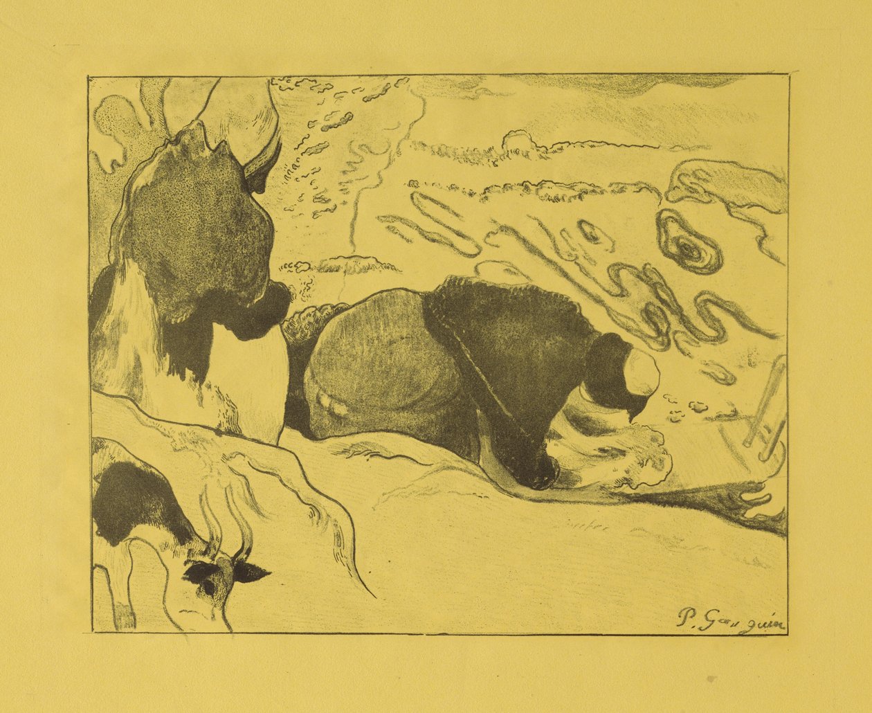 Washerwomen by Paul Gauguin