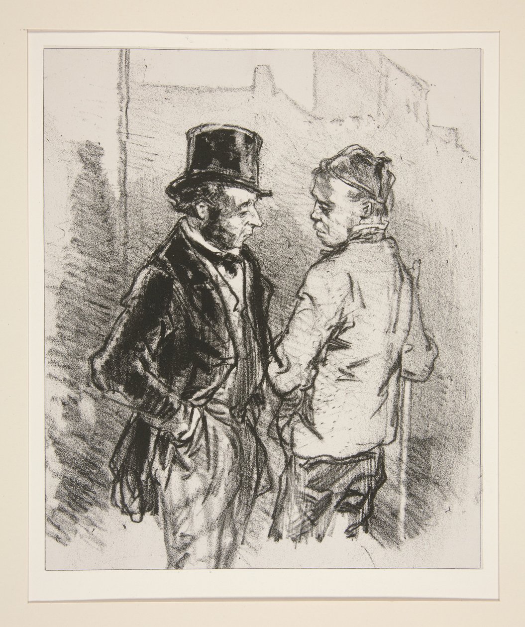 (PORTER AND TENANT.) by Paul Gavarni