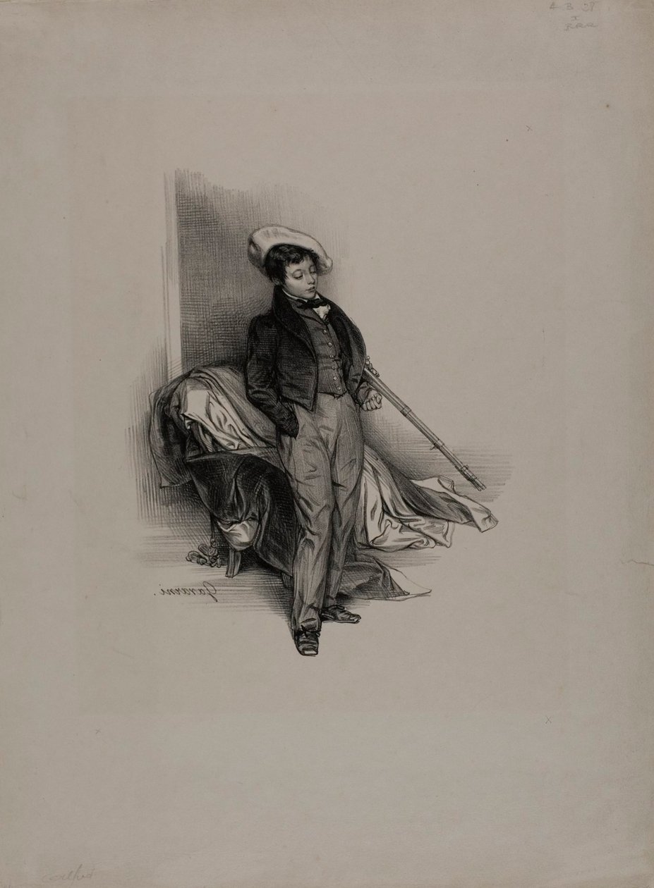 Alfred Feydeau, from Studies of Children by Paul Gavarni