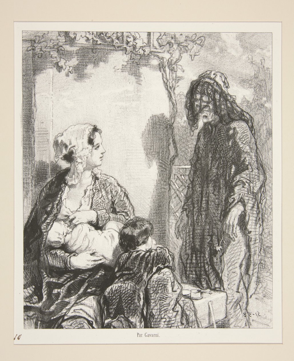 In the Name of Those Loves, Which Will Console Your Old Age, Madam, Have Pity on Me! by Paul Gavarni