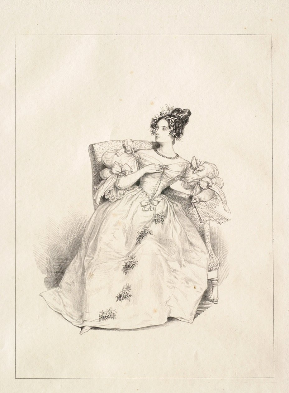Ball Gown (Robe de bal) by Paul Gavarni